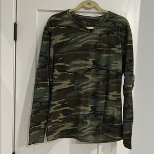 Men's Camouflage Long Sleeve Shirt